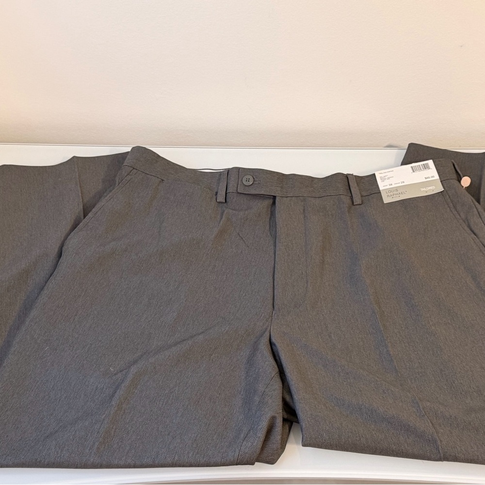 Louis Raphael Mid Grey Tailored pants